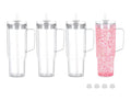 40oz Acrylic Snowglobe Tumbler with Handle