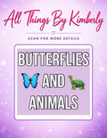 D. Butterflies and Animals Decals