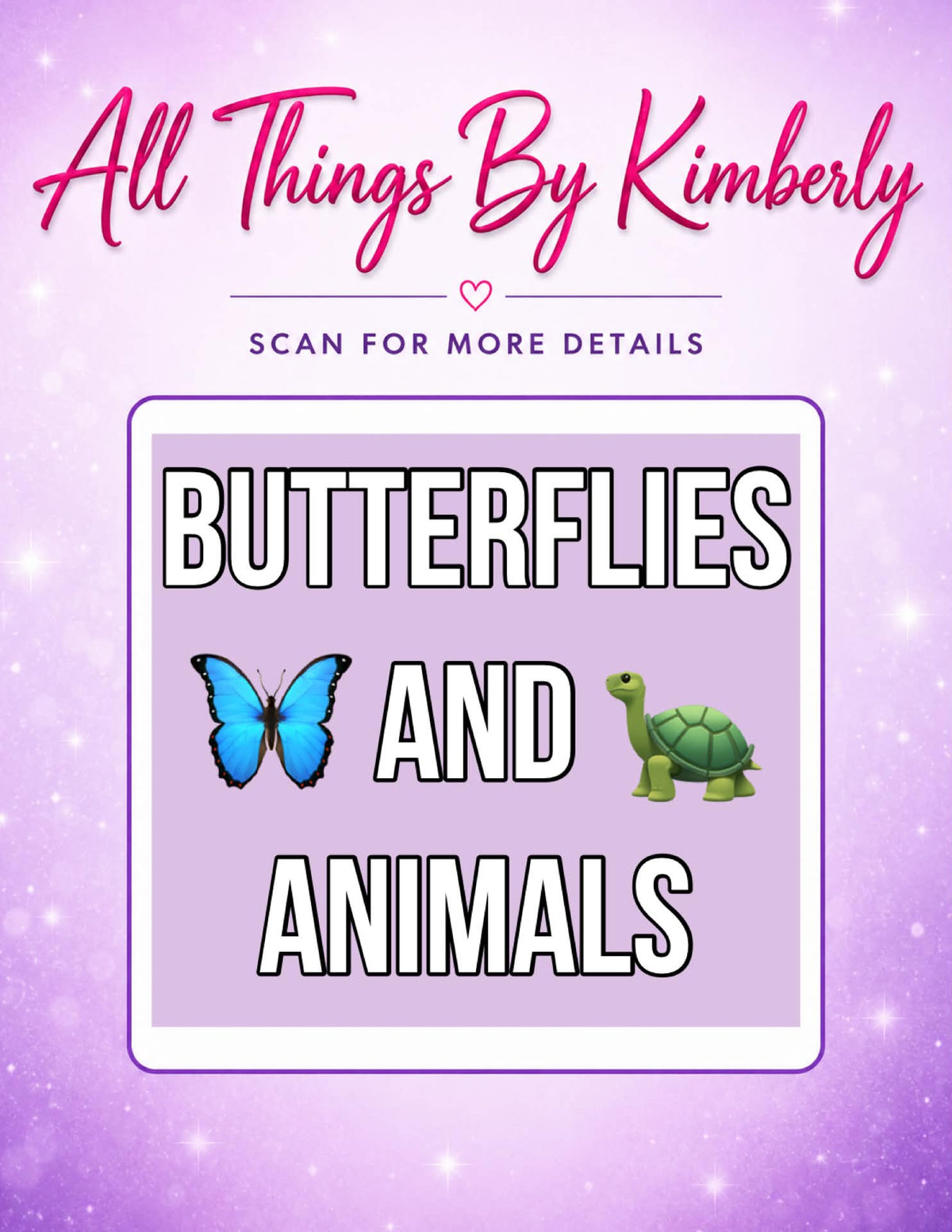 D. Butterflies and Animals Decals