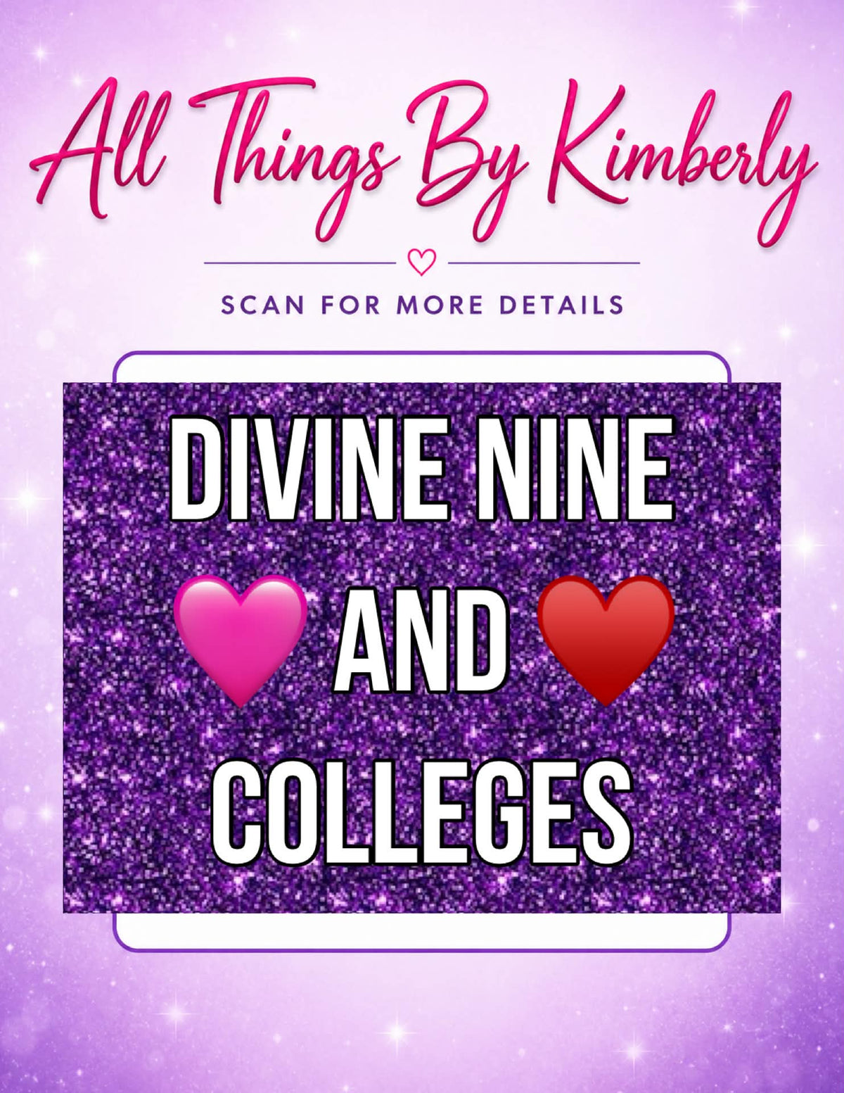 H. Divine9 & Colleges Decals