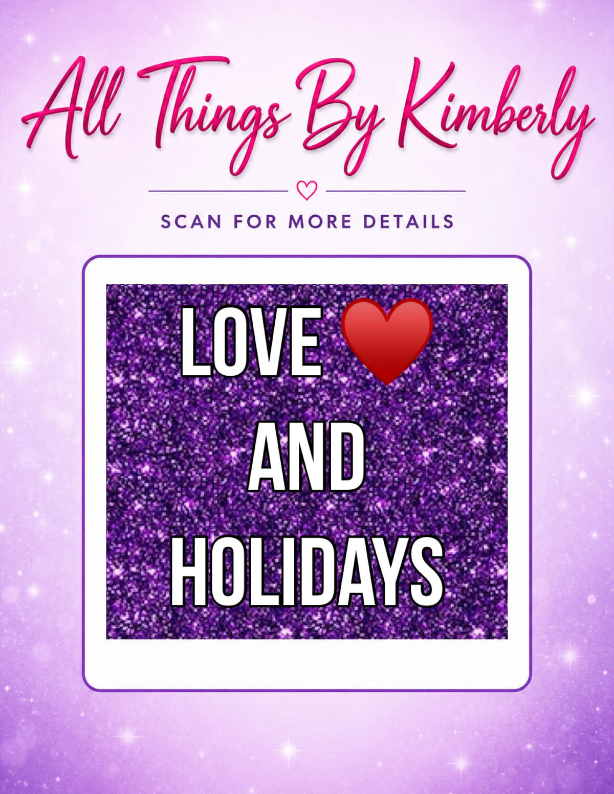 J. Love & Holidays Decals