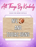 G. NFL & Zodiac Sign Decals