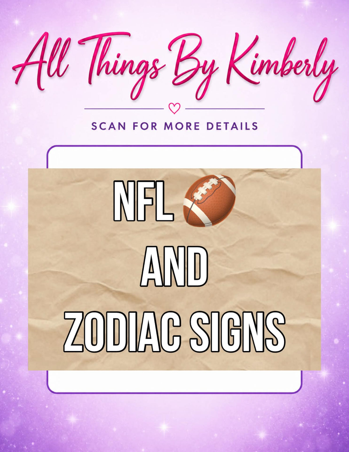 G. NFL & Zodiac Sign Decals